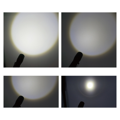 Push Button Cree Aa EDC LED Senter Tinggi Lumen Aluminium Alloy Material