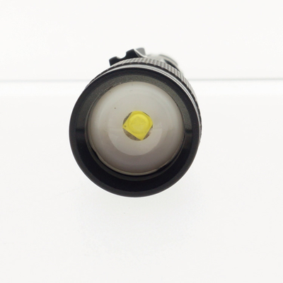 Push Button Cree Aa EDC LED Senter Tinggi Lumen Aluminium Alloy Material