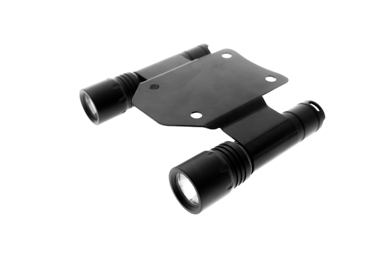 Kepala Skateboard Rechargeable Led Torch Light Dengan Cree Led High Performance