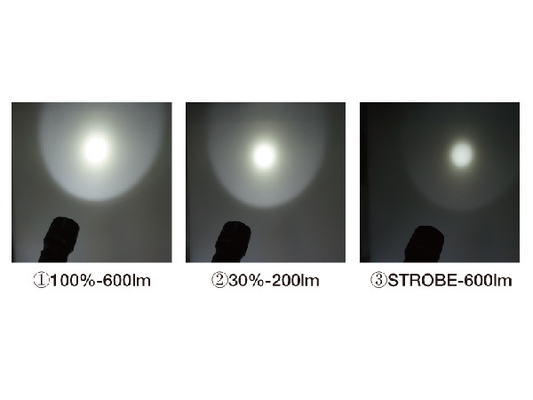Handsize Diving LED Senter IPX8 Tahan Air Dengan 18650 Li Ion Baterai