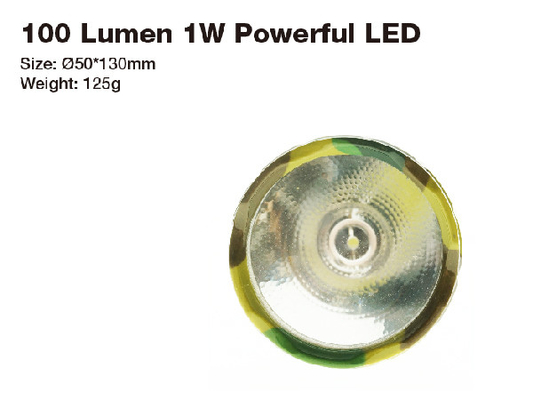 Berguna Ukuran 1W LED Plug In Rechargeable Torch IPX3 10 Jam Cahaya Runtime