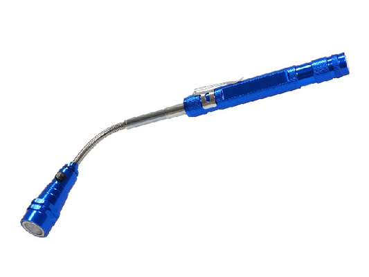 Dipanjangkan Telescopic Magnetic Led Senter 38cm Aluminium Alloy Material