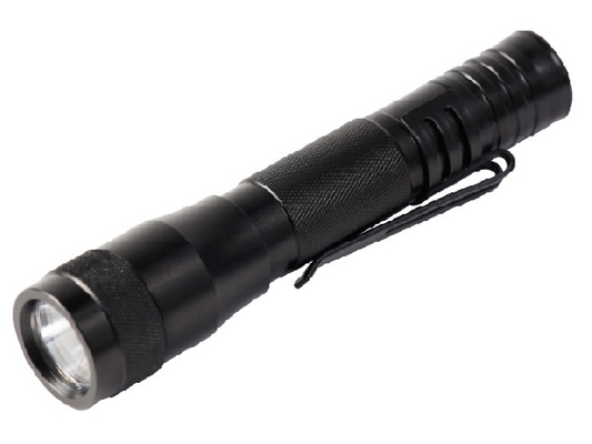 EDC Brightness Gantungan Kunci Senter, Titanium Alloy Mini Custom Made Led Senter