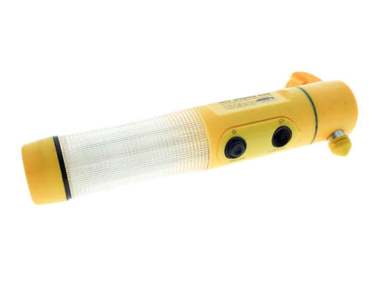 Baterai AA Darurat LED Senter Warna Kuning Untuk Alarm Pencahayaan