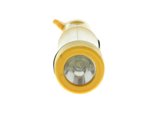 Baterai AA Darurat LED Senter Warna Kuning Untuk Alarm Pencahayaan