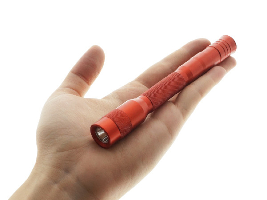 Super Power Cree LED Pen Senter Aluminium Alloy Material 2 * Baterai AAA