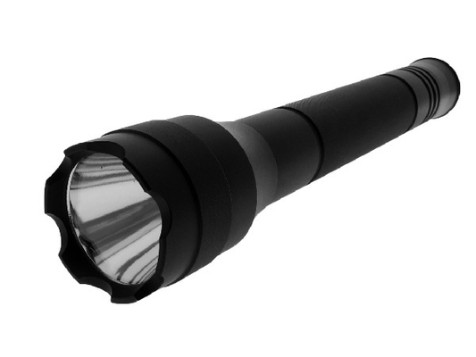 Aluminium Alloy Cree LED Security Senter 1500 Lumen Hitam Shell Warna