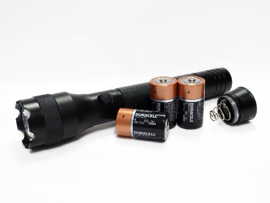 IPX7 LED Edc Pocket Senter IPX7 Tahan Air Dengan Baterai 3 * D