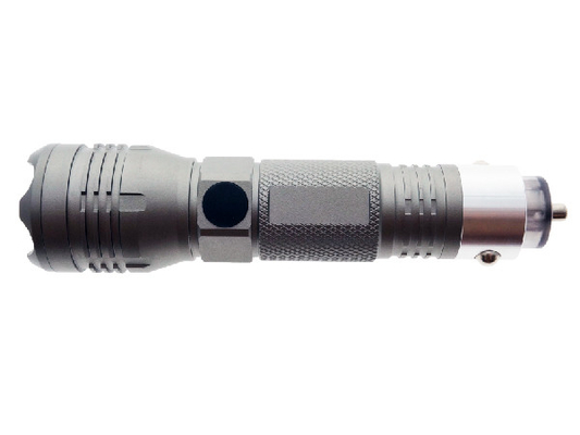 12V - 24V Mobil Pengisian Isi Ulang LED Senter Aluminium Alloy Material