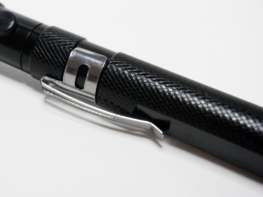 Aluminium Alloy Magnetic LED Pen Senter Jenis Ekstensi Push Button Beralih