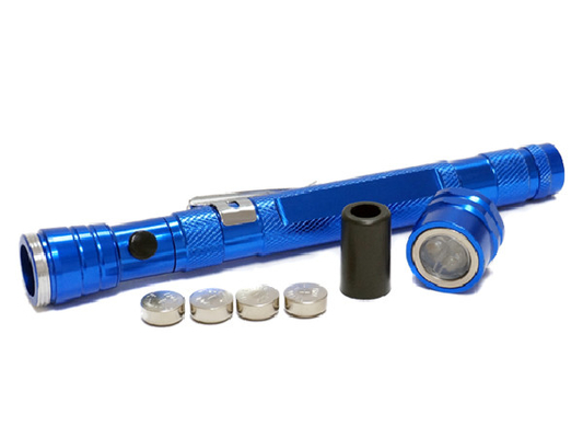 12 Lumens Pekerja Telescoping Led Senter, Pen Style Senter 4 * LR44 Baterai