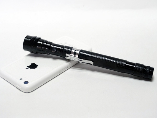 2 Magnet Telescopic LED Pen Senter 120cd IPX4 Waterproof Pick Up Tools