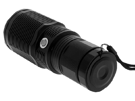 30W Senter Taktis Militer, Penegakan Hukum Led Lampu Senter Baterai Isi Ulang