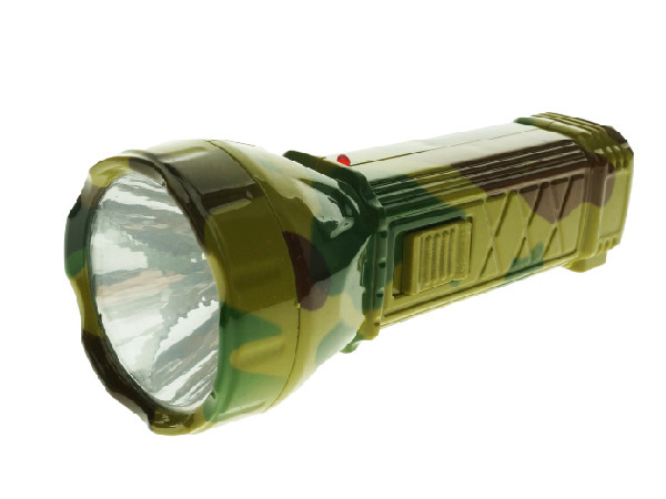 Berguna Ukuran 1W LED Plug In Rechargeable Torch IPX3 10 Jam Cahaya Runtime