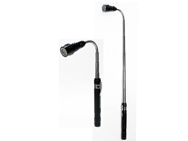 Magnetik diperpanjang LED Pen Senter 22m Beam Distance Customizable Color